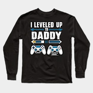 Funny Soon To Be Dad New Dad Gamer First Father's Day Long Sleeve T-Shirt